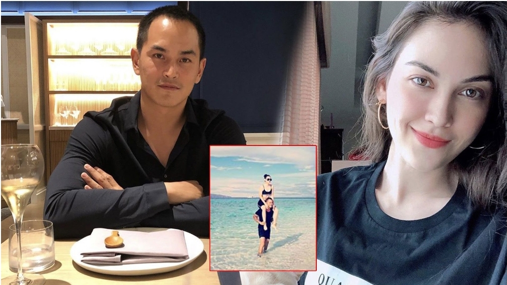 ช็อตเด็ดหาดูยาก ชาวเน็ตปล่อยภาพ  แมท ภีรนีย์ ขี่คอ สงกรานต์