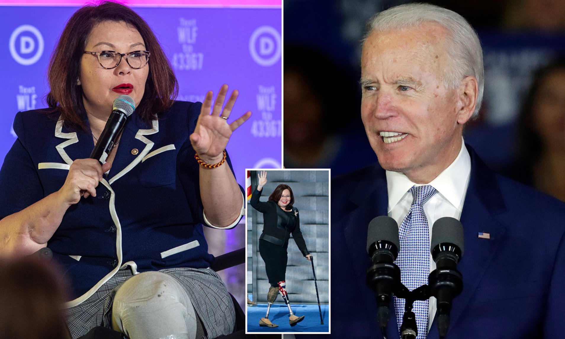 (คลิป) ส.ว. แทมมี่ดั๊กเวิร์ธ จากรัฐอิลลินอยส์ กำลังเข้าร่วมเป็นรองประธานของ Joe Biden