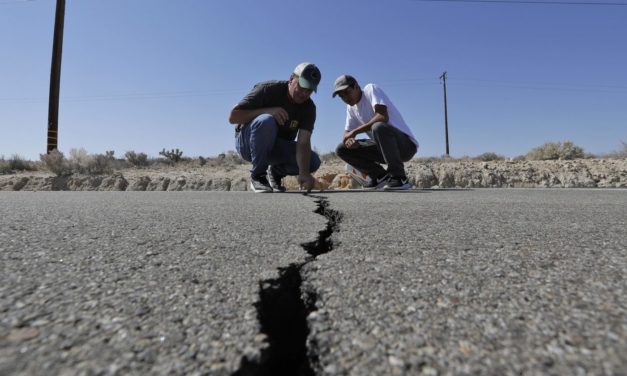 แผ่นดินไหวขนาด 5.5 ใกล้กับเมือง Ridgecrest ซึ่งอยู่ทางใต้ของรัฐแคลิฟอร์เนีย