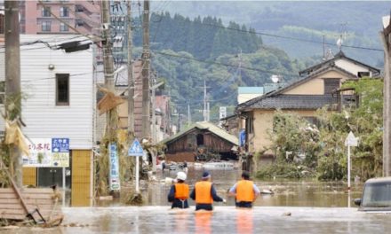 เหยื่อน้ำท่วมญี่ปุ่นพุ่ง 34 ราย อพยพกว่า 2 แสน-ยกระดับป้องกันโควิดในศูนย์พักพิง