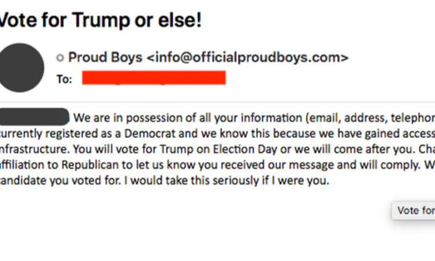 รัฐบาลสหรัฐฯได้ข้อสรุปว่าอิหร่านอยู่เบื้องหลังอีเมลข่มขู่ผู้มีสิทธิเลือกตั้งของพรรคเดโมแครต