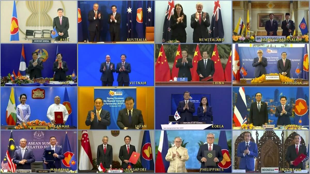 เอเชียจัดตั้งกลุ่มการค้าที่ใหญ่ที่สุดในโลกซึ่งเป็นกลุ่มที่ได้รับการสนับสนุนจากจีนโดยไม่รวมสหรัฐฯ