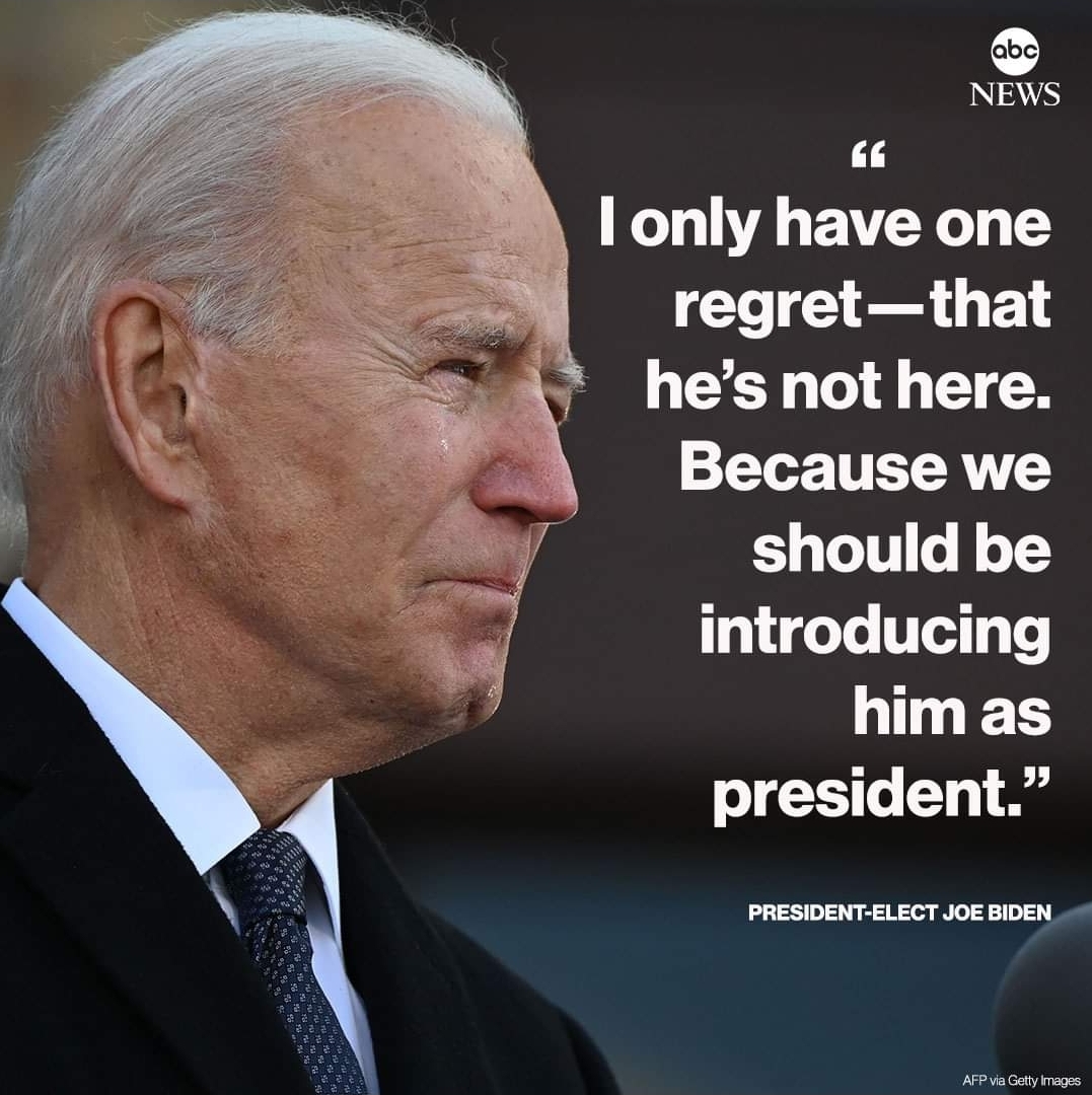 โจ ไบเดน ร้องไห้น้ำตาไหล