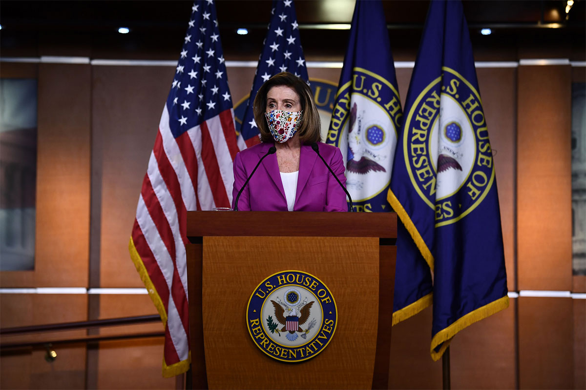 Pelosi เรียกร้องให้ประกาศใช้กฎการแก้ไขครั้งที่ 25 ของรัฐธรรมนูญและกล่าวว่าสภาคองเกรสสามารถฟ้องร้องได้หากเพนซ์ไม่ดำเนินการ