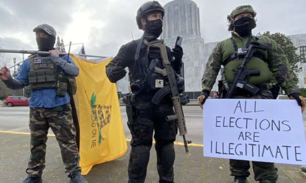 การประท้วงที่เมืองหลวงของหลายรัฐของวันอาทิตย์นี้ มีผู้ประท้วงหลายคนพร้อมอาวุธ