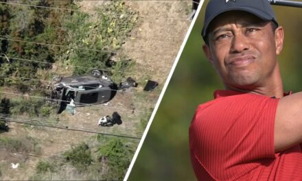 Tiger Woods ‘โชคดีที่รอดชีวิต’ หลังจากการชนอย่างรุนแรงทำให้เขาได้รับบาดเจ็บที่ขา