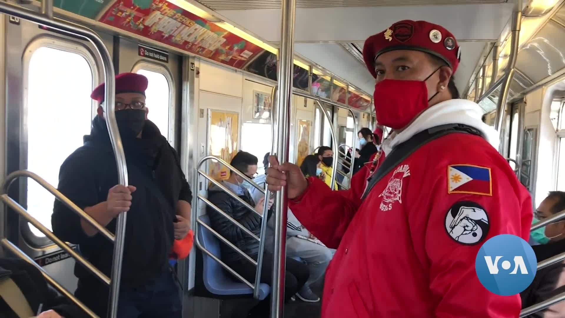 NYC ‘GuardianAngels’ ลาดตระเวนท่ามกลางกระแสต่อต้านชาวเอเชียที่เกลียดชัง