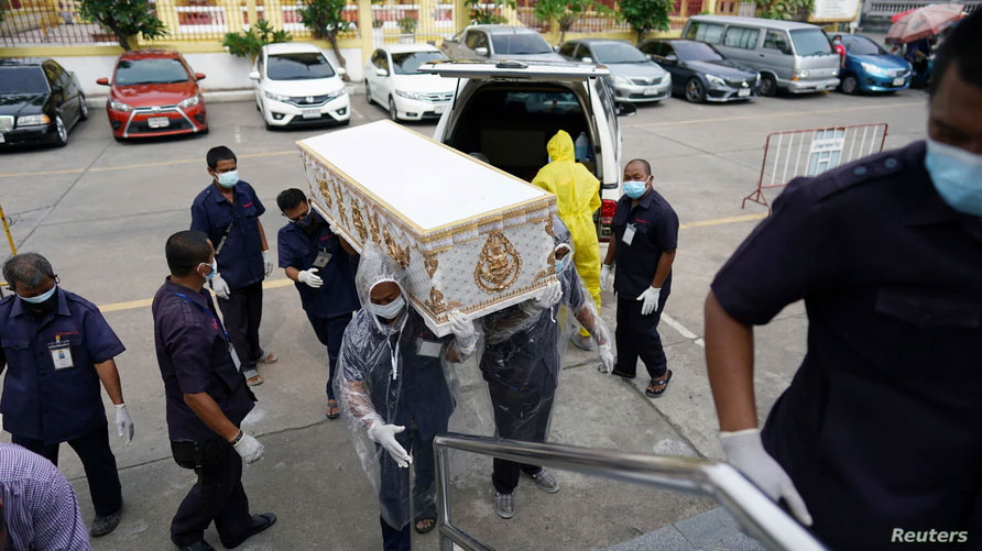 ประเทศไทยพบผู้เสียชีวิตจากไวรัสสูงเป็นประวัติการณ์เป็นวันที่สอง