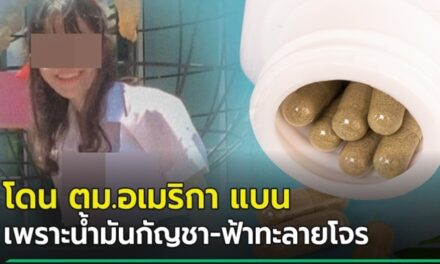 นักศึกษาสาวไทยถูกจับที่สหรัฐฯ หลังพกน้ำมันนวด-ยาสมุนไพรฟ้าทะลายโจร