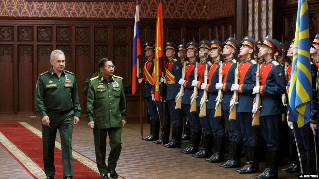 รัฐบาลทหารเมียนมาหันซบรัสเซีย หวังมาช่วยคานอิทธิพลจีน