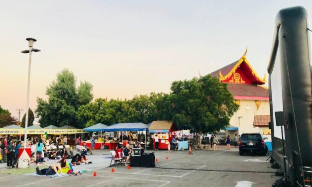 Labor Day Weekend ชมหนังกลางแปลงฟรีที่ วัดไทยน้อทฮอลลิวูด อาหาร/ขนม/เครื่องดื่ม/Free Popcorn