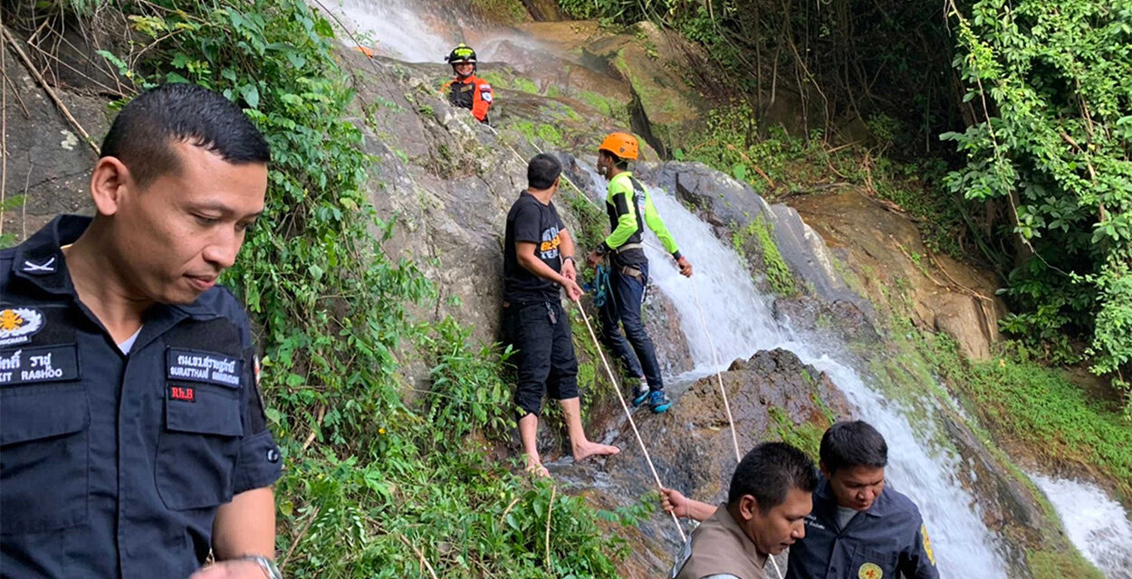 ตำรวจไทยสอบปากคำนักท่องเที่ยวชาวสวิสเสียชีวิตใกล้น้ำตกภูเก็ต