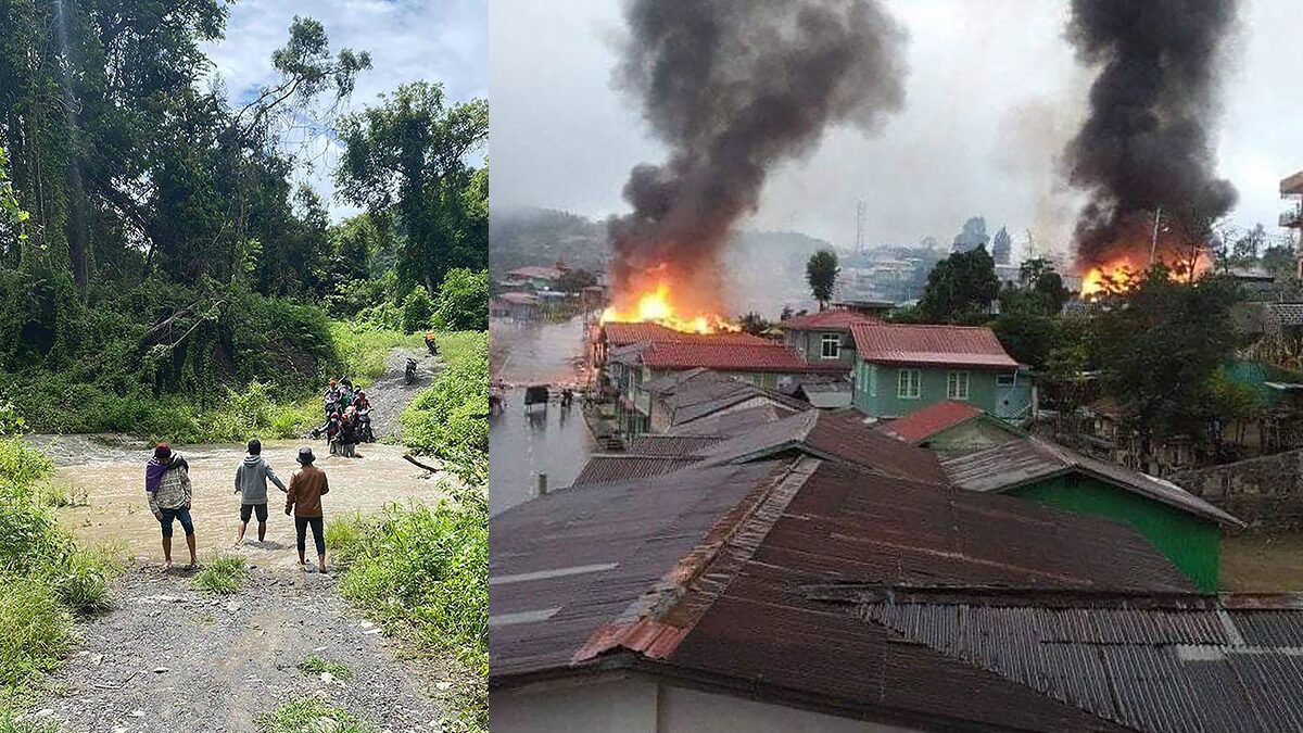 มินอ่องลายยิงปืนใหญ่ถล่มเมือง พม่าเกือบหมื่นหนีตาย UN ชี้นรกบนดิน ทัพประชาชนระดมอาวุธทั่วประเทศ