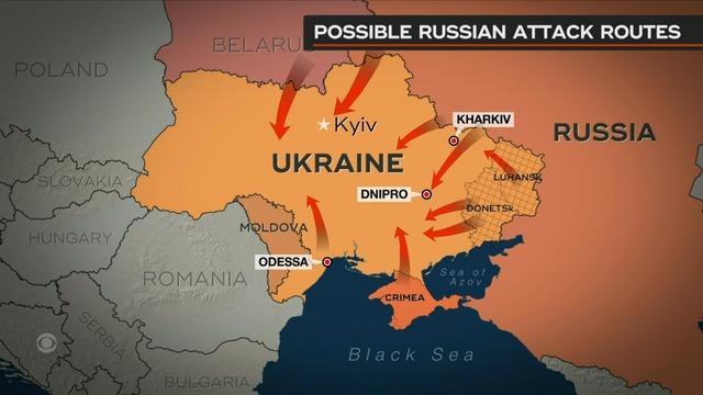 รัสเซียโจมตียูเครน ขีปนาวุธโจมตีเป้าหมายทั่วประเทศ