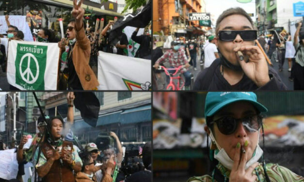คนไทยสูบกัญชาฉลอง ‘420’ วันกัญชา