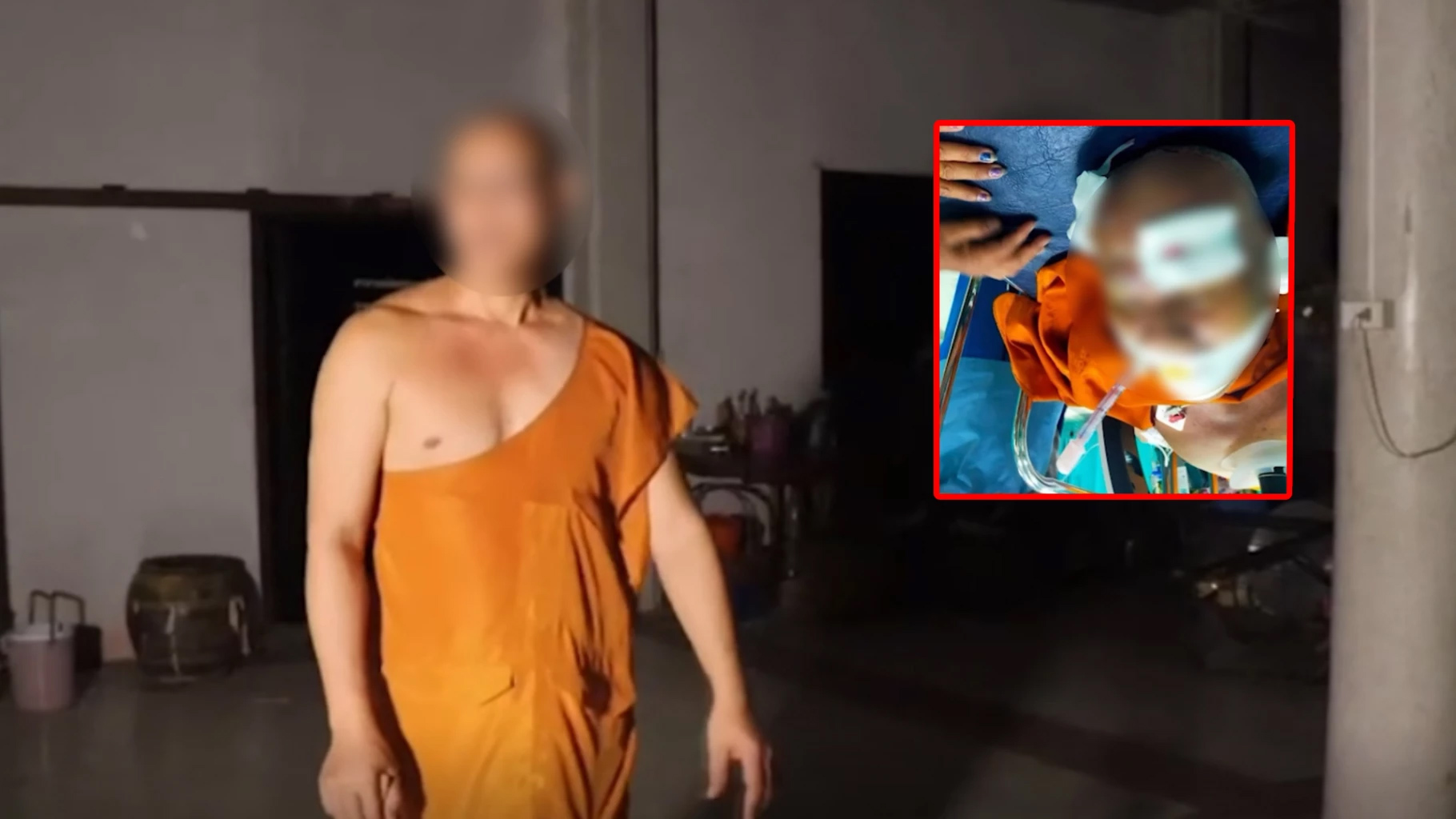 ผ้าเหลืองเดือด ! พระเปิดศึกทะเลาะกันในวัด คว้าปิ่นโตทุบหัว “หลวงตา” ดับ