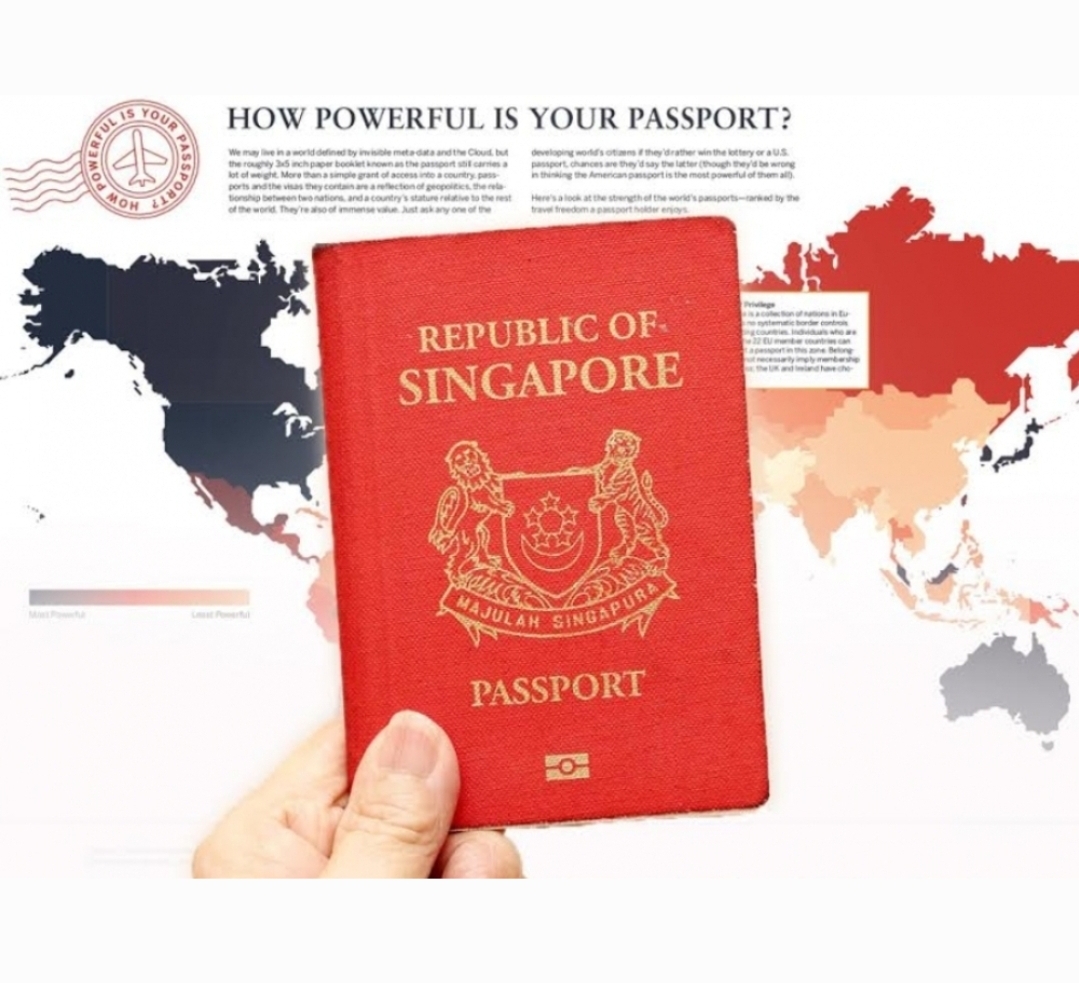 สิงคโปร์แซงญี่ปุ่น ครองอันดับ 1 พาสปอร์ตทรงอิทธิพลที่สุดในโลก ไทยขยับขึ้นมาอันดับที่ 64