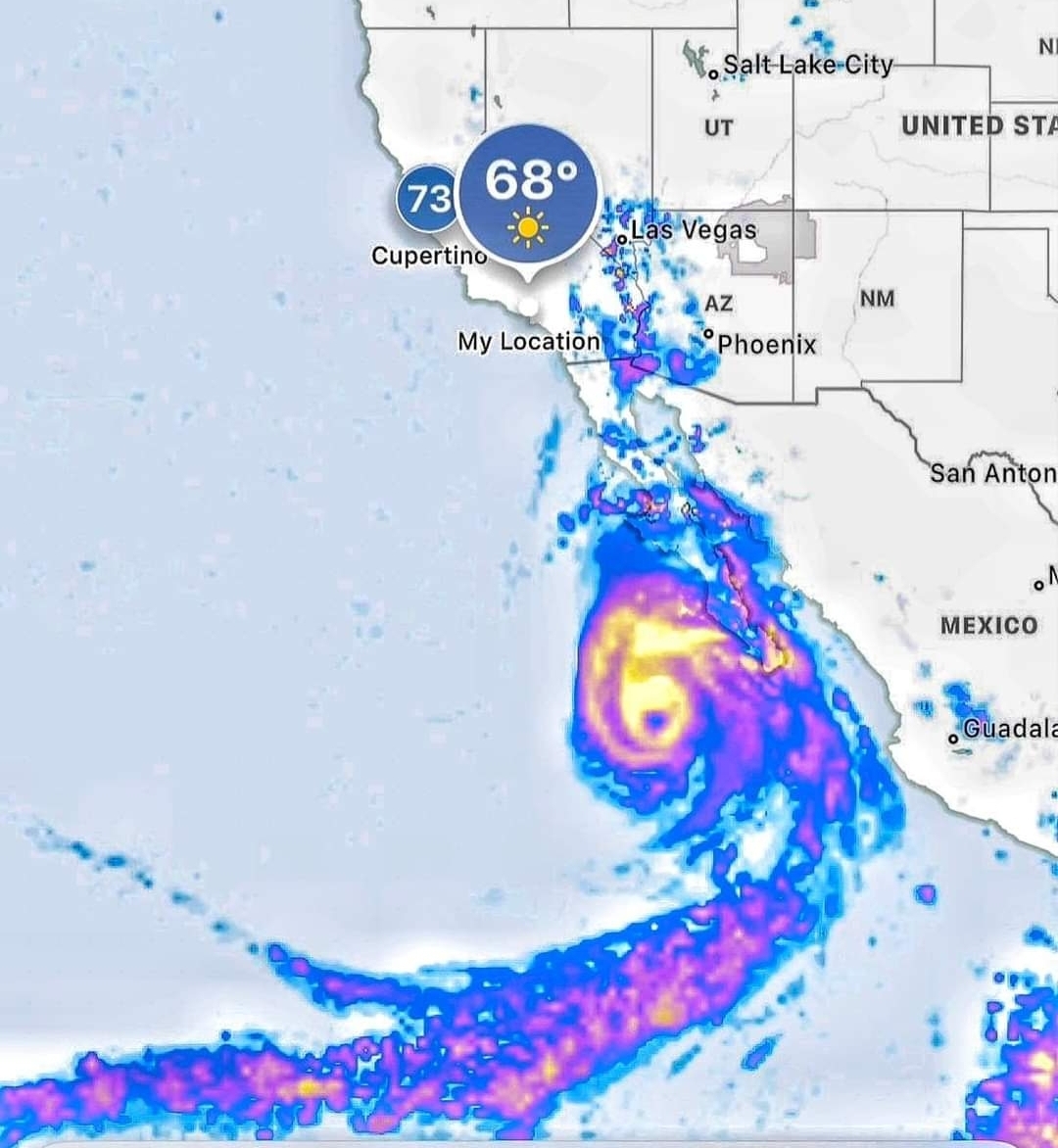 แคลิฟอร์เนียเตือนภัยพายุโซนร้อนครั้งแรก รอรับเฮอริเคน ฮิลารี