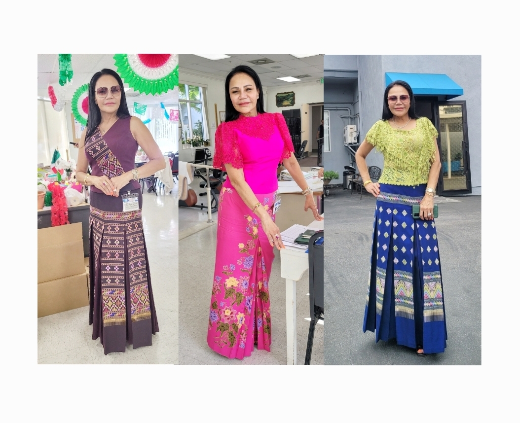 ชุดไทยประยุกต์ กับคุณ แคทตี้ อรพิน เกตุสมบูรณ์