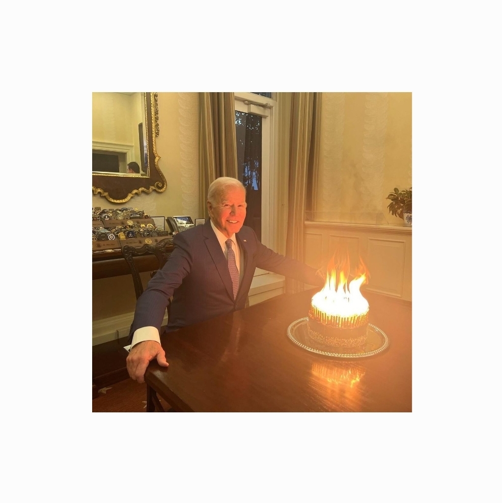 Joe Biden ได้ออกมาโพสต์ภาพฉลองวันเกิดวัย 81 ปีของตัวเอง